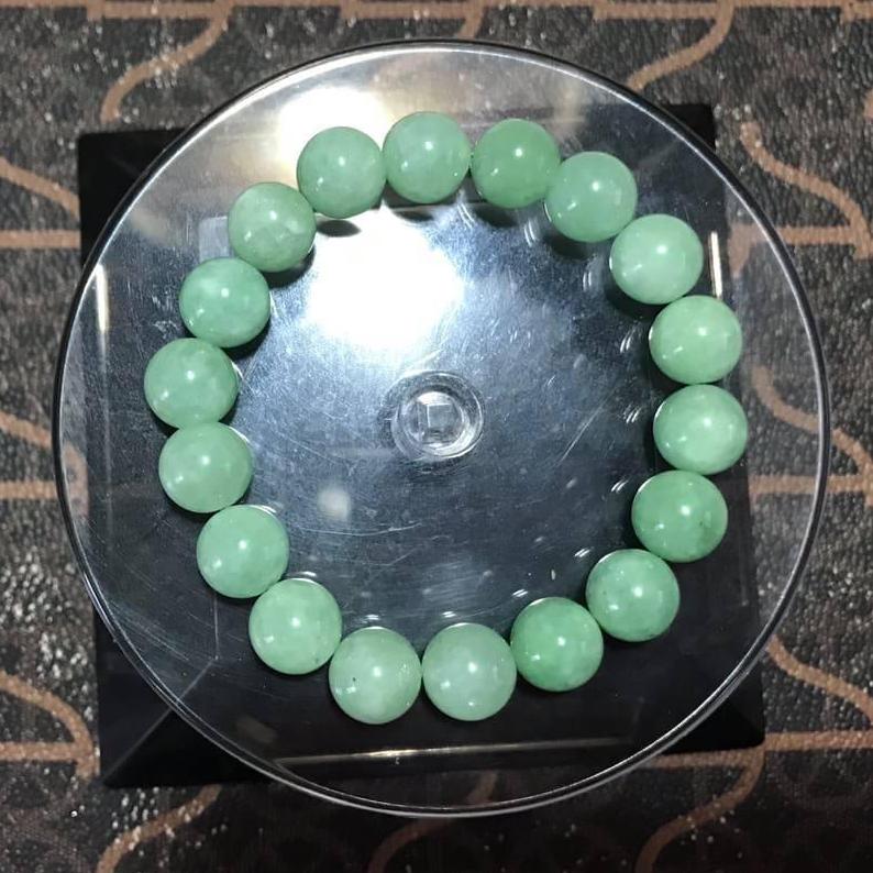 Vòng tay đá xanh ngọc 10ly